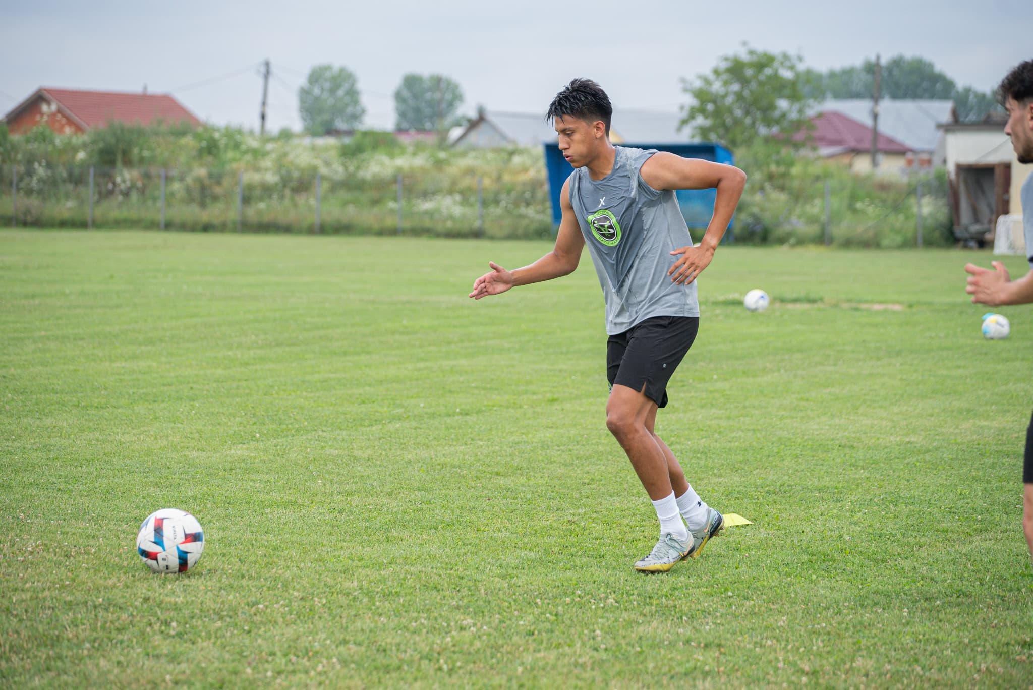 Pepe training in the Romanian countryside